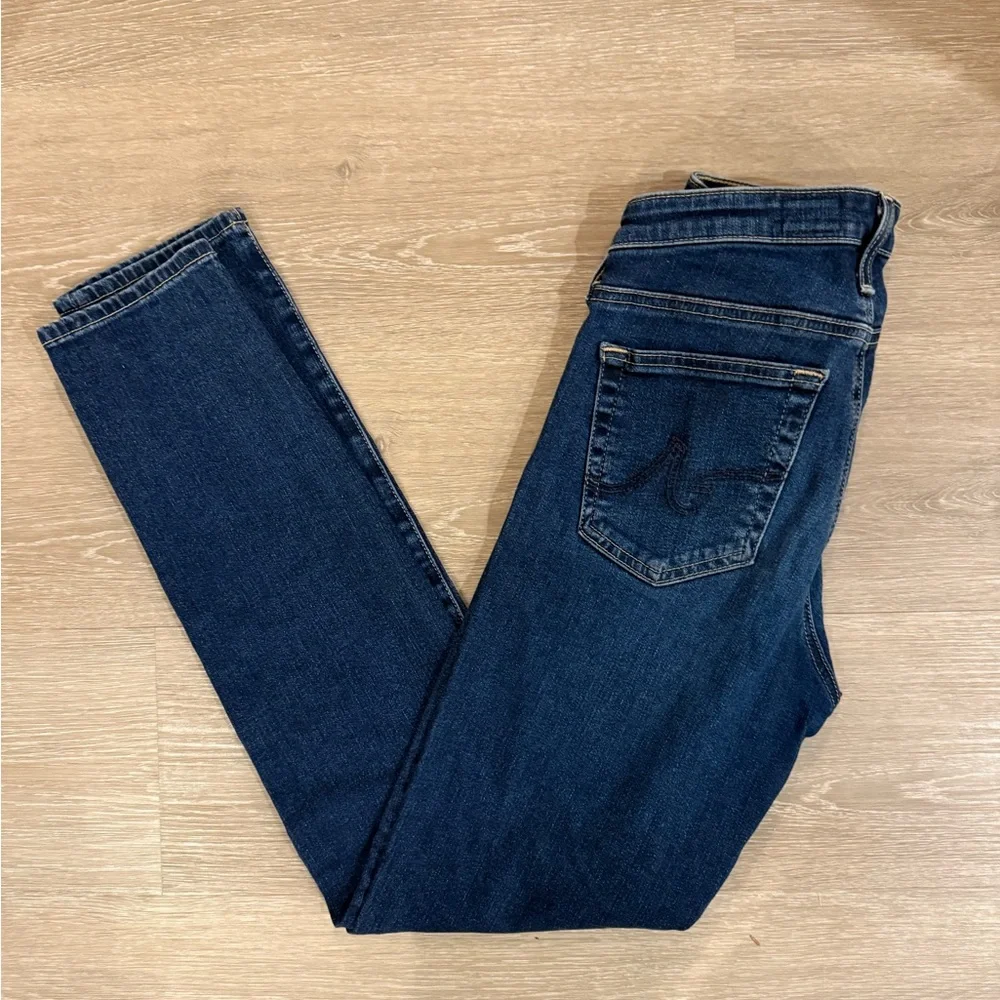 AG Adriano Goldschmied B-Type 02 Cigarette Jeans 27 Dark Wash Straight - Picture 10 of 14